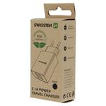 Swissten adaptér Smart IC 2× USB 2.1A ECO, černý  