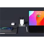 Swissten adaptér Smart IC 2× USB 3A + USB-C kabel, černý  