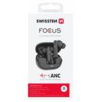 Swissten ANC sluchátka Focus, černá