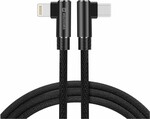 Swissten Arcade kábel USB-C/Lightning 1,2 m, čierny