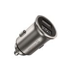 Swissten CL adaptér 2× USB 4,8 A, stříbrný