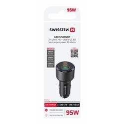 Swissten CL adaptér USB-C + USB-A, 95 W, černý