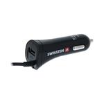 Swissten CL autonabíječka USB-C + USB 2,4A Power