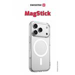 Swissten Clear Jelly MagStick Apple iPhone 17 Pro Max, transparentní