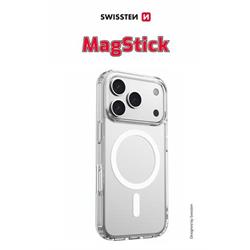 Swissten Clear Jelly MagStick iPhone 17 Pro, transparentní
