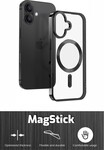 Swissten Clear Jelly MagStick pre Apple iPhone 17 Pro Max, iPhone 18 Pro Max, čierny