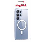 Swissten Clear Jelly MagStick pre Samsung S25 Ultra, priehľadný