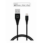Swissten Datový kabel TPE USB / Lightning MFi 1,2m, černý
