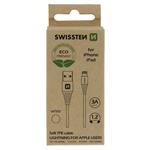 Swissten Datový kabel USB / Lightning 1,2m (ECO balení), bílý