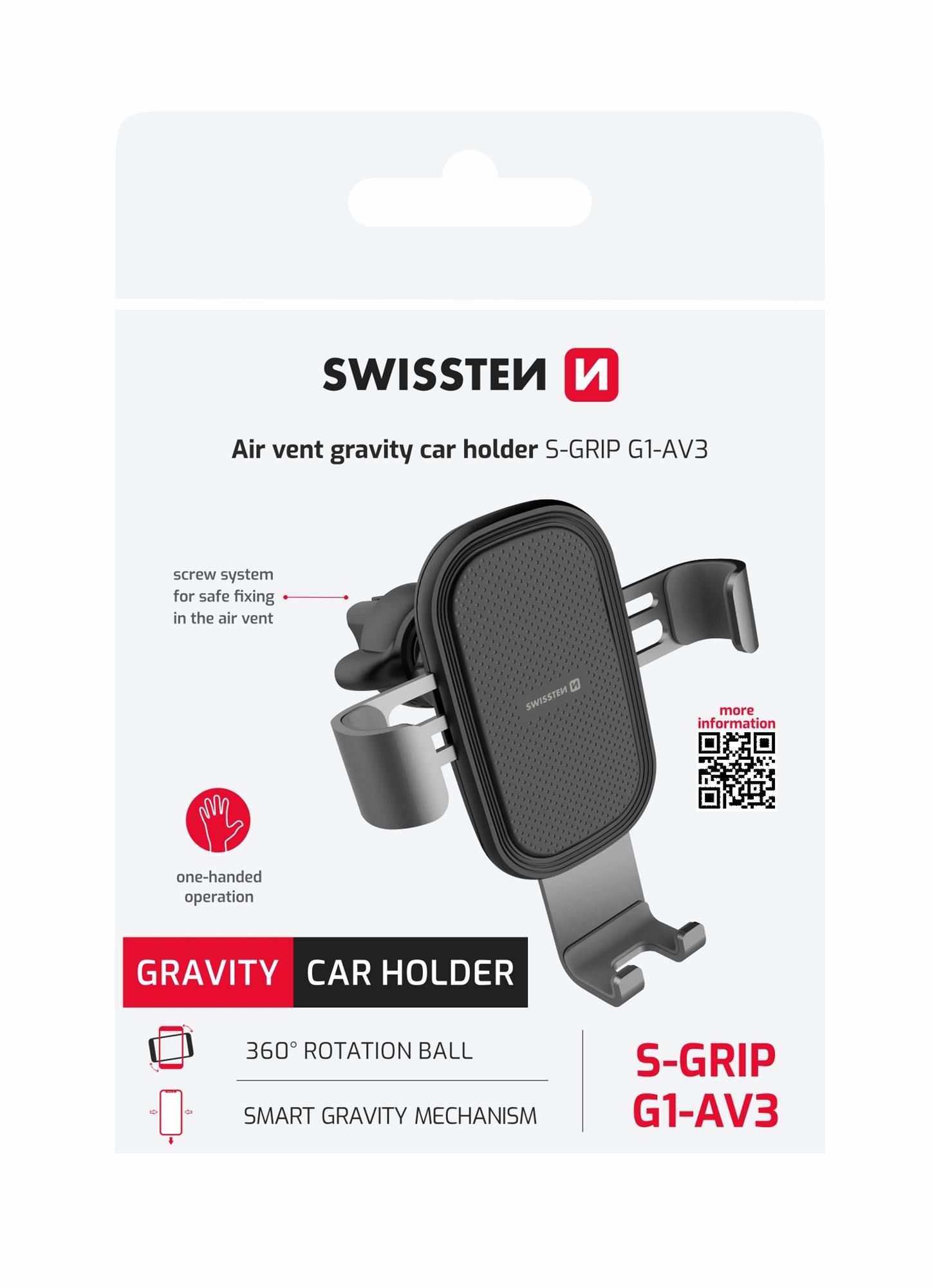 Swissten držiak do ventilačného otvoru G1-AV3
