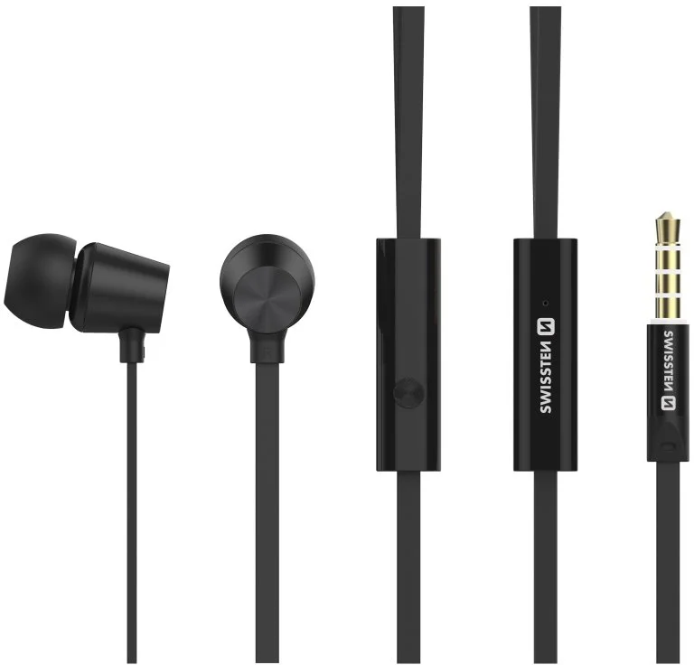 SWISSTEN Earbuds Dynamic YS500 čierne 51107001