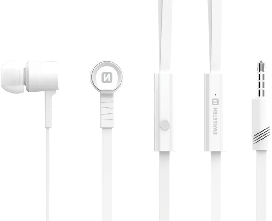 SWISSTEN Earbuds Rainbow YS-D2 biele 51106001