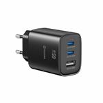 Swissten Edge GaN adaptér 65 W, černý