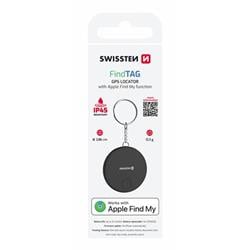 Swissten Find Tag, černý