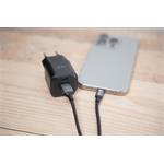 Swissten GaN adaptér 35W + USB-A, černý  