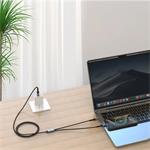 Swissten kabel 2v1 USB-C 100 W 1,5 m, černý