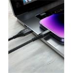 Swissten kabel Aramid USB / Lightning 1,5 m, antracit