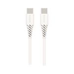 Swissten kabel TPE USB-C / USB-C 100 W, bílý