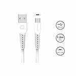 Swissten kabel USB / Micro USB, bílý