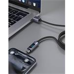 Swissten LCD kábel USB-A / USB-C 1m