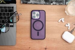 Swissten MagStick Flex Pro pre Apple iPhone 15 Plus, fialové