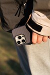 Swissten MagStick Shell Pro pre Apple iPhone 13 Pro Max, fialové