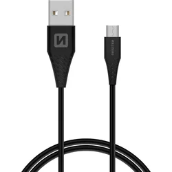 Swissten Micro USB kabel 1,5 m, černý