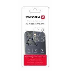 Swissten Ochranné sklo na čočky fotoaparátu pro Apple iPhone 15 Pro Max