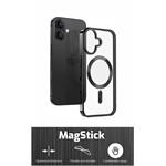 Swissten pouzdro Clear Jelly MagStick Apple iPhone 17 Pro Max, černé