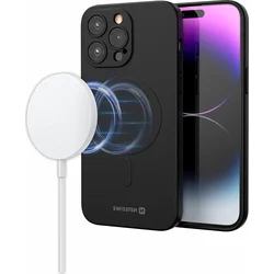 Swissten pouzdro SoftJoy MagStick iPhone 12, černé  