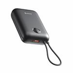 SWISSTEN POWER BANK VOLTBOX 35W 30000 mAh S INTEGROVANÝM USB-C A SVETELNÝMI KÁBLAMI ČIERNA