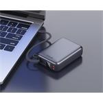 Swissten powerbanka 20000 mAh 45 W, stříbrná