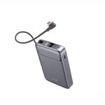 Swissten powerbanka MagSafe Qi2 10000 mAh, černá
