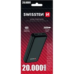 Swissten powerbanka Worx 20000 mAh