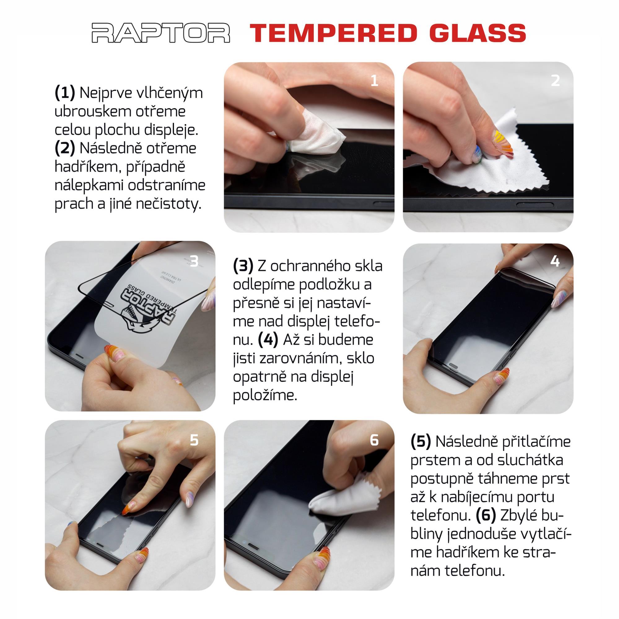 Swissten Raptor Diamond 3D sklo pre Galaxy S22+, čierne