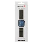 Swissten řemínek Apple Watch nylonový 38–41 mm, khaki  