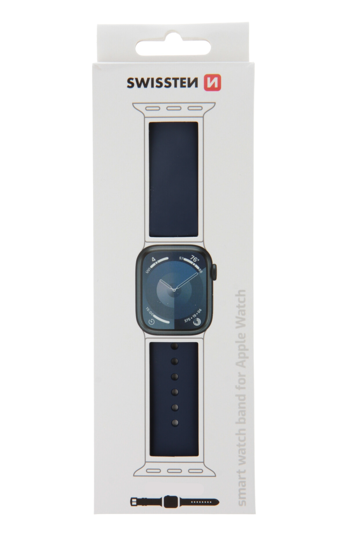 Swissten silikonový řemínek pro Apple Watch 42/44/45/49 mm, modrý