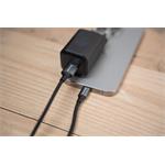 SWISSTEN SÍŤOVÝ ADAPTÉR GaN 1x USB-C 45W PD + 1x USB-A 18W QC ČERNÝ