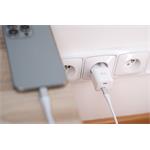 SWISSTEN SÍŤOVÝ ADAPTÉR GaN 2x USB-C 20W POWER DELIVERY BÍLÝ