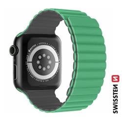 Swissten Síťový adaptér Smart IC 2x USB 2,1A Power + datový kabel USB / Lightning 1,2m, černý