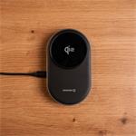 SWISSTEN SKLADACIA BEZDRÔTOVÁ NABÍJAČKA Qi2 MagBase 3v1 BLACK (kompatibilná s MagSafe)