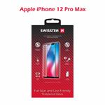 Swissten sklo Full Glue Apple iPhone 12 Pro Max, černé 