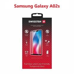 Swissten Sklo Full Glue, Color Frame, Case Friendly pro Samsung A025 Galaxy A02s, černé