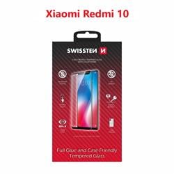 Swissten Sklo Full Glue, Color Frame, Case Friendly pro Xiaomi Redmi 10 LTE, černé