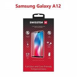 Swissten sklo Full Glue Galaxy A12, černé  