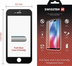 Swissten sklo Full Glue pre Apple iPhone SE, čierne 
