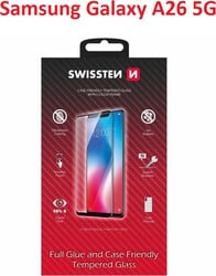 Swissten sklo Full Glue pre Samsung Galaxy A26, čierne
