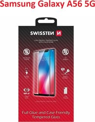 Swissten sklo Full Glue pre Samsung Galaxy A56, čierne