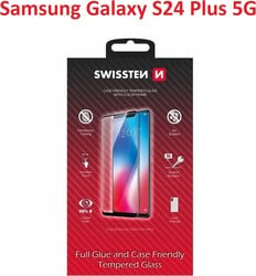 Swissten sklo Full Glue pre Samsung Galaxy S24+, čierne
