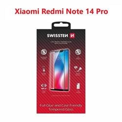 Swissten sklo Full Glue Redmi Note 14 Pro, černé  